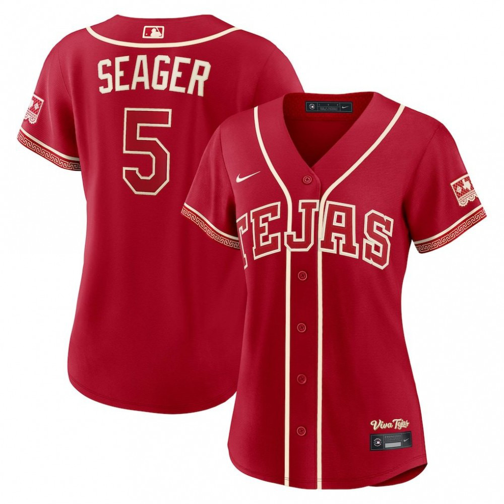 Corey Seager Texas Rangers Women's 2026 City Connect Stadium Jersey - Red-Pro Kit Vault | Brand New 26/27 Sports Jerseys